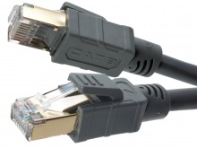 2m CAT8 Specialist RJ45 SSTP Ethernet Cable (40Gbps/2GHz, 26AWG - Dark-Grey)