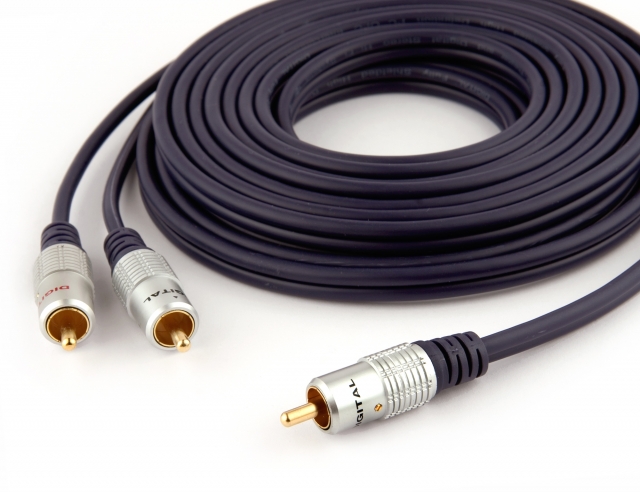 KABELDIREKT – CABLE SUBWOOFER RCA (5 MT) – Musicland Chile