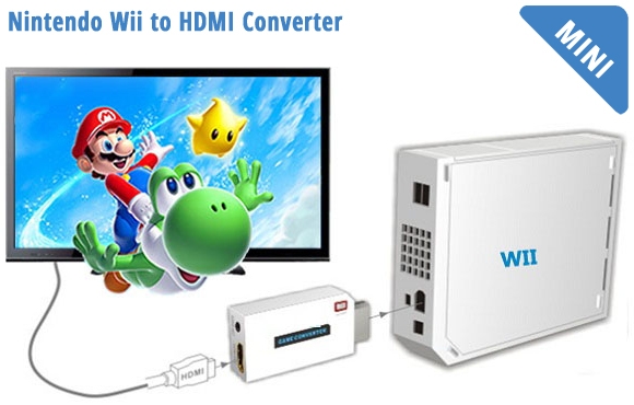 nintendo wii component to hdmi