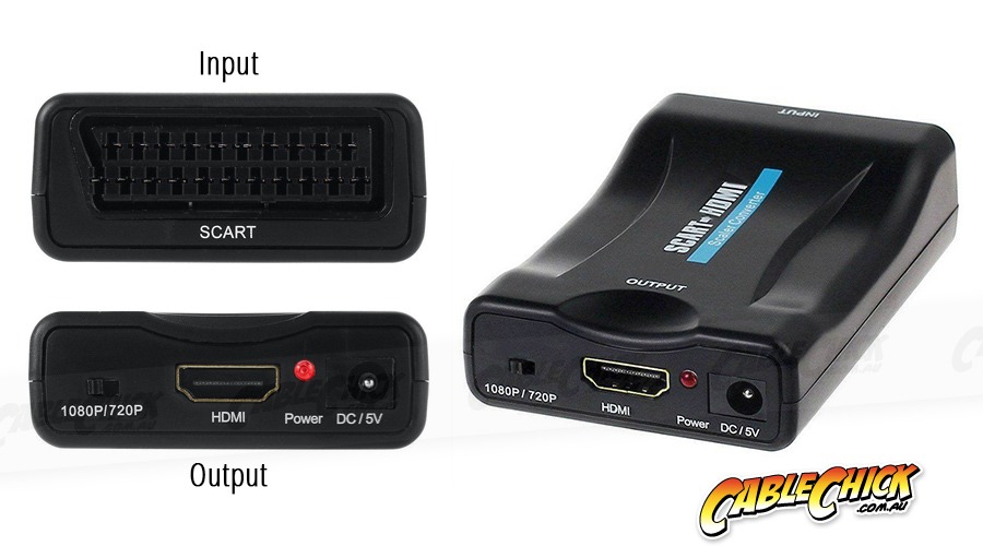 Scart to HDMI Converter with Scaler - Pro Signal