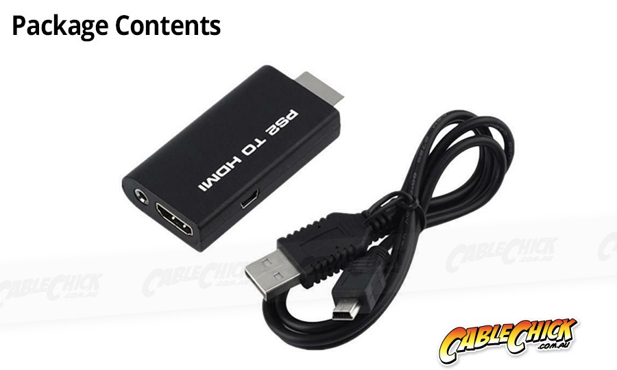  PS2 to HDMI Converter (with Ypbpr HD Signal 100% Enhance Video  Quality) Compatible with PS 2/ PS 3 Convert PS2 to HDMI Signal of Modern  HDTV/Monitor/Projector : Video Games