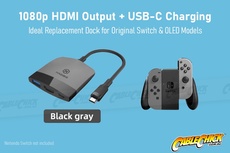 HDMI Adapter for Nintendo Switch, USB-C Charging Cable Switch Hdmi