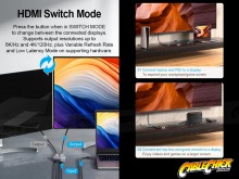 8K Bi-Directional HDMI 2x1 Switch & 1x2 Splitter (HDMI 2.1 8K/60Hz) (Thumbnail )