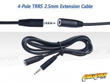 1.5m TRRS 2.5mm Extension Cable (4-Pole, Male to Female) (Thumbnail )