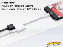 10cm Apple Lightning to HDMI Adaptor Cable (Thumbnail )