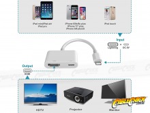 10cm Apple Lightning to HDMI Adaptor Cable (Thumbnail )