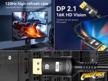 1m Ultimate 16K DisplayPort 2.1 Cable (16K@30Hz or 8K@120Hz) (Thumbnail )