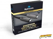 10m Avencore Carbon Series Active Optical USB Type-C (40Gbps, 60W) (Thumbnail )