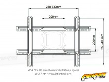 Universal VESA Mount Adapter Kit (VESA 200x200 - 600x400) (Thumbnail )