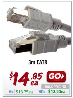 3m CAT8 Network Cable - save 54 percent