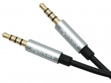 1m Avencore Crystal Series 4-Pole TRRS 3.5mm Cable