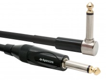 1m Avencore Platinum 1/4" Guitar Cable with Right Angled Connector