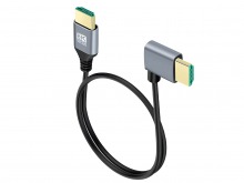 1m LEFT Facing HDMI Right-Angled 8K/60Hz Cable (HDMI 2.1 / 48Gbps)