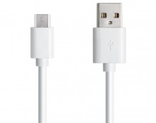 1m Micro USB 2.0 Hi-Speed Cable (A to Micro-B 5 Pin - WHITE)