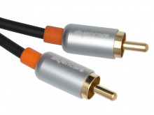 2.5m Avencore Crystal Series Digital Coaxial Cable & CVBS Composite Video Cable