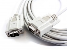 1.8m DB9 Serial Male to DB9 Serial Male Cable