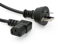5m Right-Angled IEC Power Cable (IEC-C13 to Australian Mains Plug)