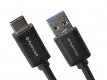 Avencore 0.5m SuperSpeed USB Type-A to Type-C Cable (USB 3.0 5Gbps - Black)