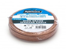 Avencore 10m Roll High-Grade 99.9% Oxygen Free 16 AWG 2-Core Speaker Cable