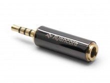 Avencore 4-Pole TRRS 3.5mm (Female) to 2.5mm (Male) Adapter