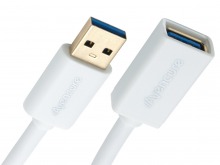 Avencore 50cm SuperSpeed USB 3.0 Extension Cable (Type-A, Male to Female)