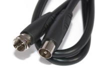 High Speed 1.5m F-Type to PAL TV Antenna Cable