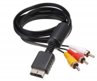 Playstation 1, 2 & 3 AV Cable (PS1, PS2 & PS3 Compatible)
