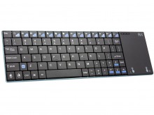 Rii 2.4GHz Rechargable Compact Wireless Keyboard with Touchpad