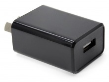 Single Socket USB Wall Charger (5V/2A - Black)