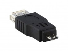 USB 2.0 Adaptor Type-A to Micro-B 5-Pin (Female to Male)