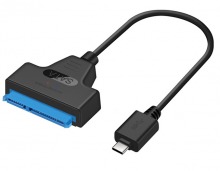 USB-C to SATA HDD Adapter Cable Kit (Supports 2.5" Mechanical & SDD SATA Drives)