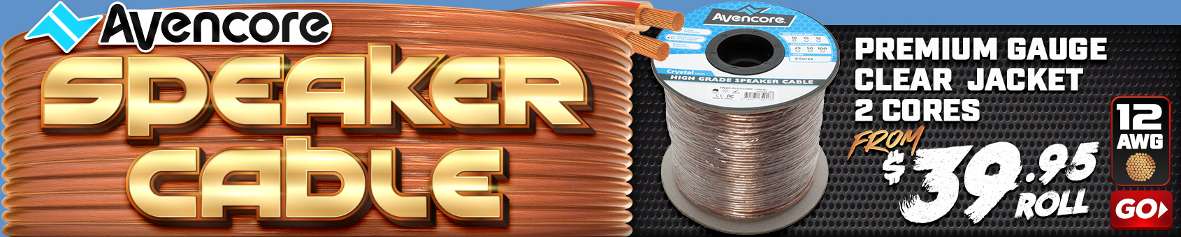 Premium Grade SPEAKER WIRE from Avencore | Same Day Shipping!