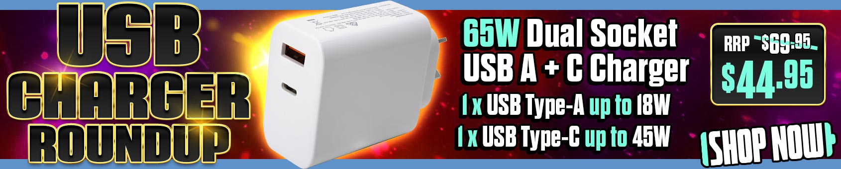 Save BIG This Month with our INCREDIBLE Range of USB CHARGERS!!!